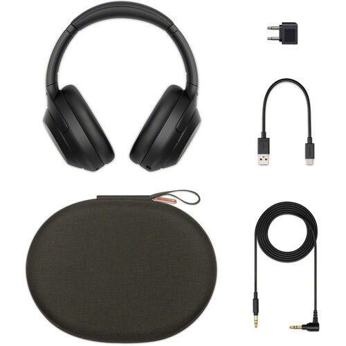Sony WH-1000X M4 Wireless Noise Cancelling Headphones - Black