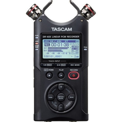 Tascam DR-40X مسجل صوت رقمي بأربعة مسارات